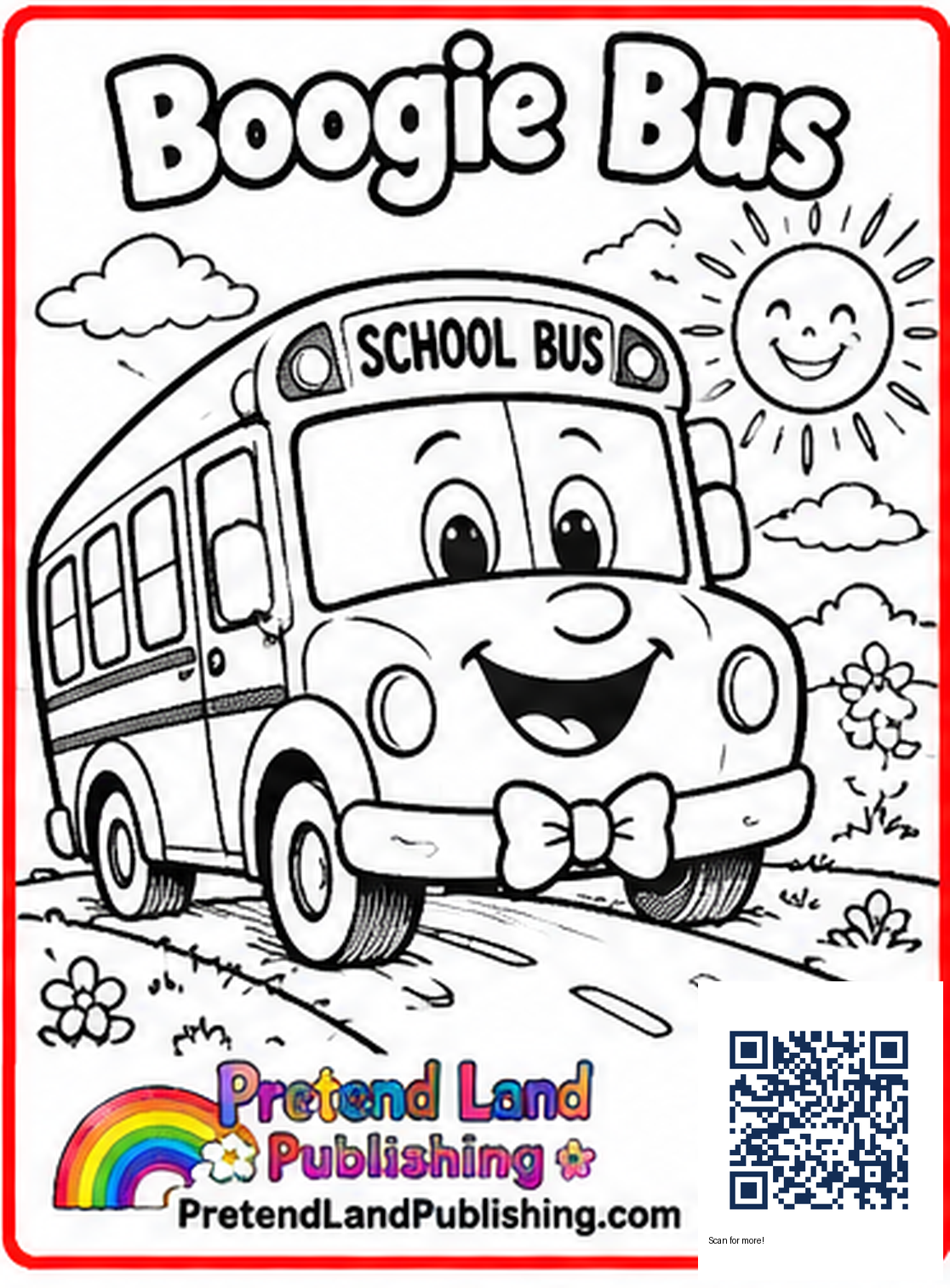 Meet Boogie Bus printable coloring page