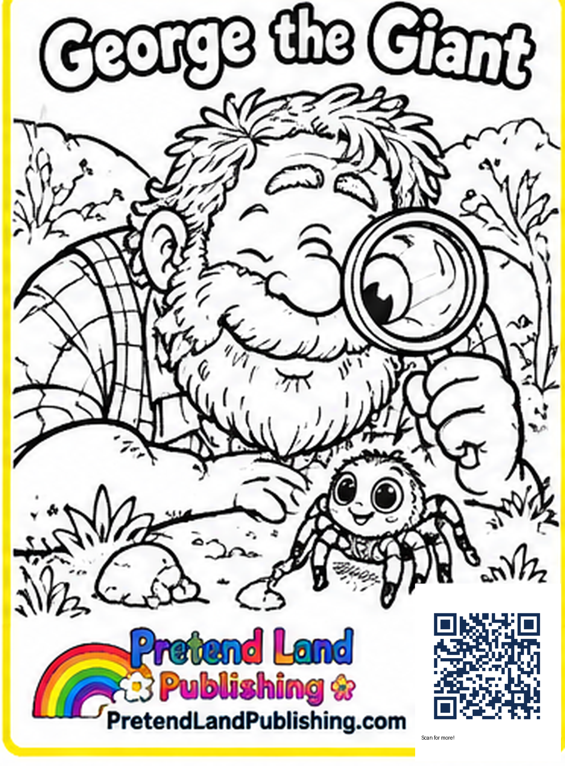 George the Giant printable coloring page